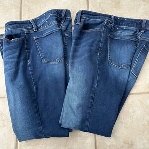 Talbots 6 petite slim ankle jeans- 2 pairs